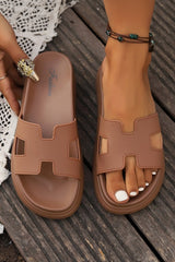 Platform Slipper Sandals