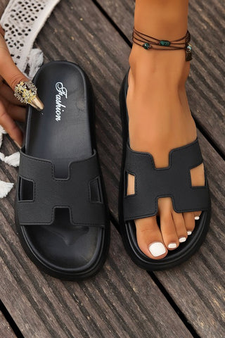 Platform Slipper Sandals