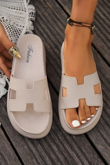 Platform Slipper Sandals