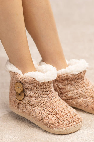 Coconut Button Slippers