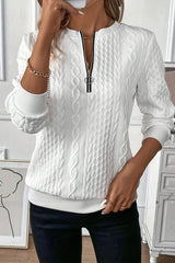 1/2 Zip Cotton Top