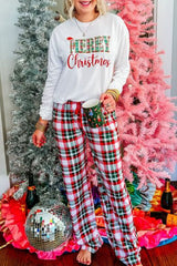 Christmas Plaid Lounge Set