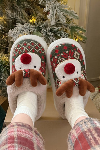 Reindeer Slippers