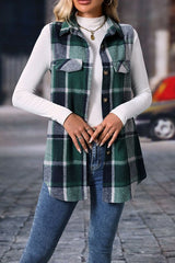 Fashionable Plaid Vest