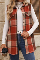 Fashionable Plaid Vest