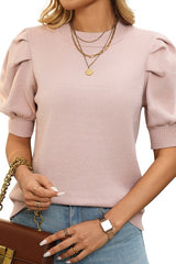 Bubble Short Sleeve Sweater