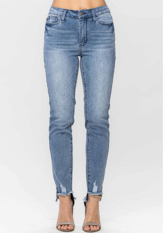 Judy Blue Cool Denim Mid Rise Relaxed
